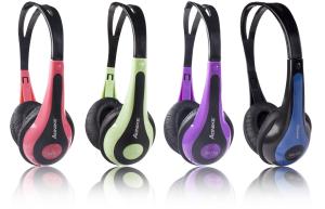 Quality Switching 40mm 30mW Educational Wired Headphones For PC for sale