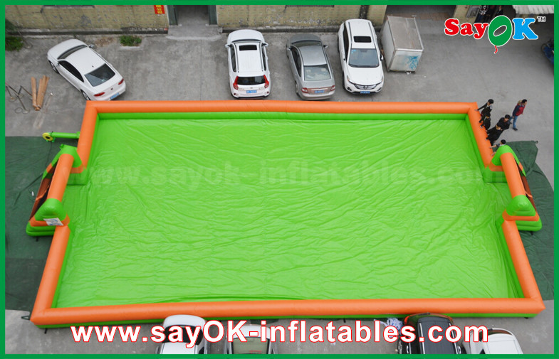 Inflatable Football Pitch 0.55 PVC Inflatable Sports Games Portable Football Field / Football Pitch