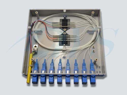 Indoor Wall Mounted Fiber Optic Terminal Box , Light FTTH Terminal Box