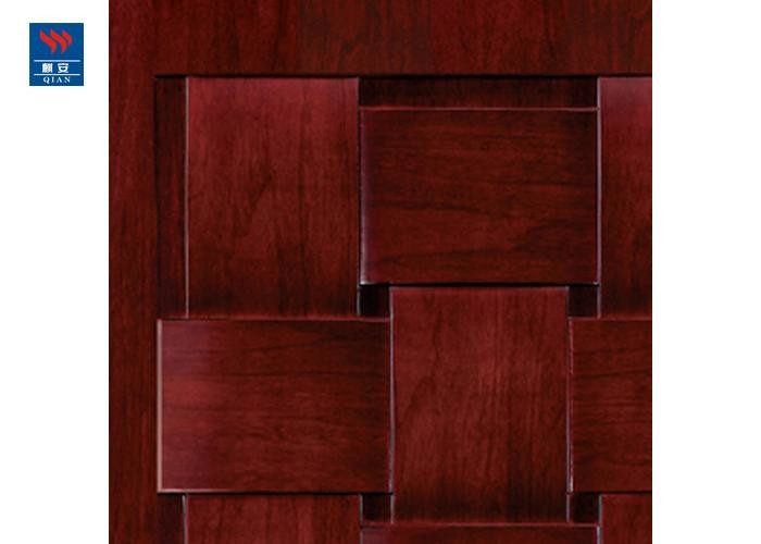 Modern Design Wooden Doors WHI UL Certification Fire Rated Wood Door With Modelling
