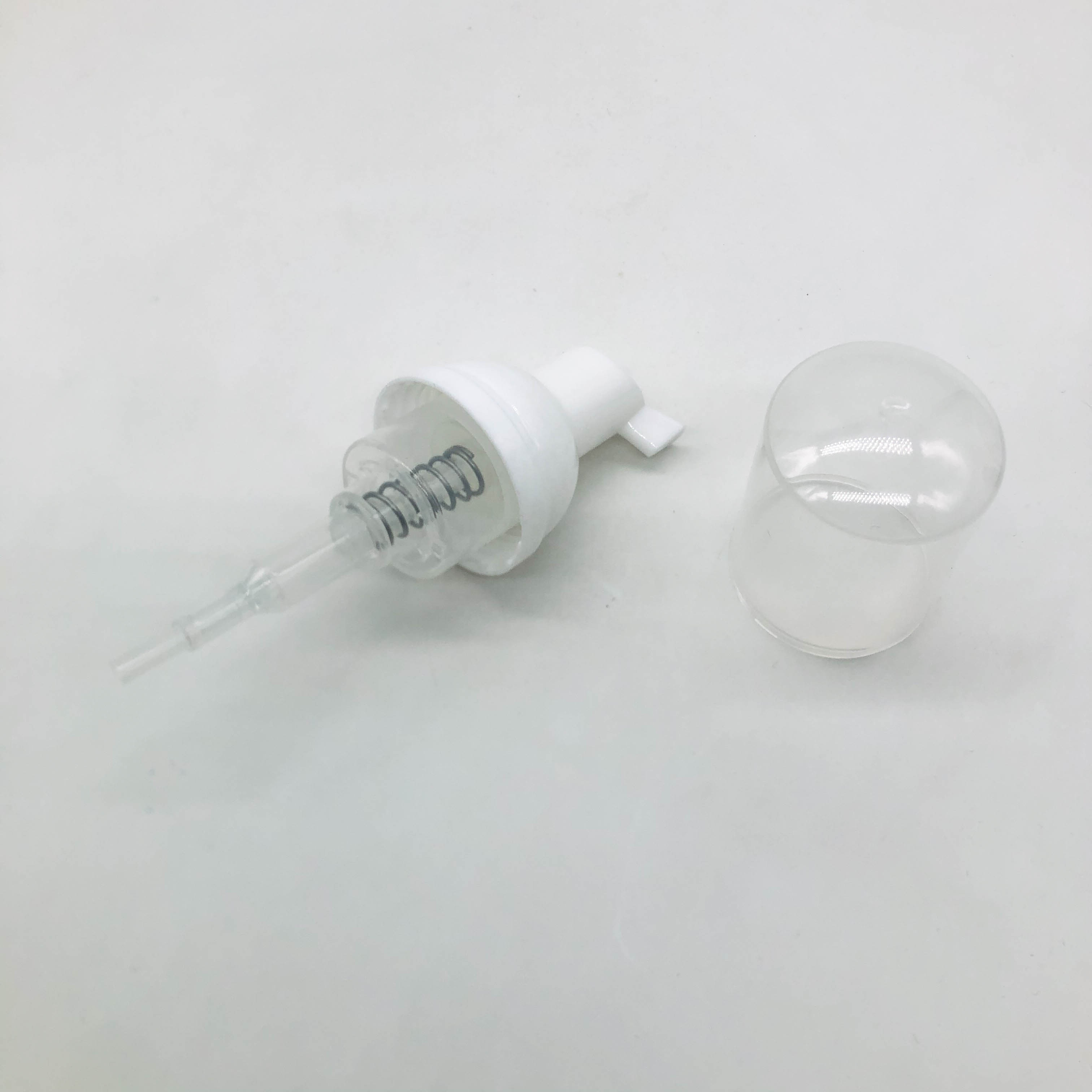 Foaming Pump 40mL PET Mini Bottle for Lotion and Customized Logo Drop Cleanser