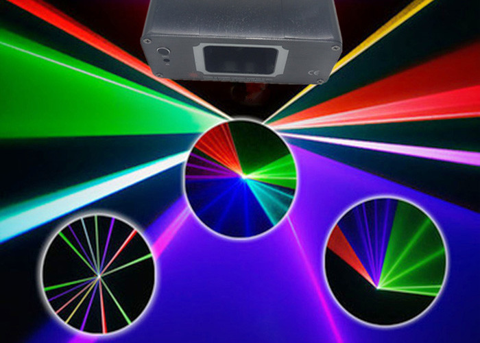 Low Power 450mw DMX512 Rgb Full Color Dj Laser Stage Light 50Hz - 60Hz