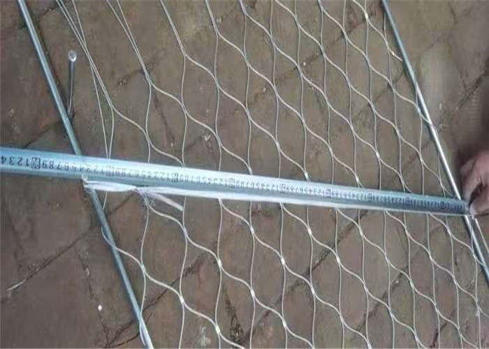 Balustrade And Staircases 25x25 Stainless Steel Wire Rope Mesh