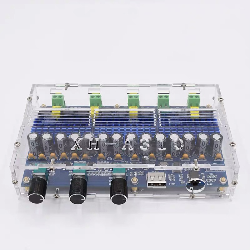 TPA3116D2 5.0-Compatible Digital Power Amplifier Board 4 Channel with 50Wx2 100Wx2 Stereo Dual Bass Receiver Amplifier