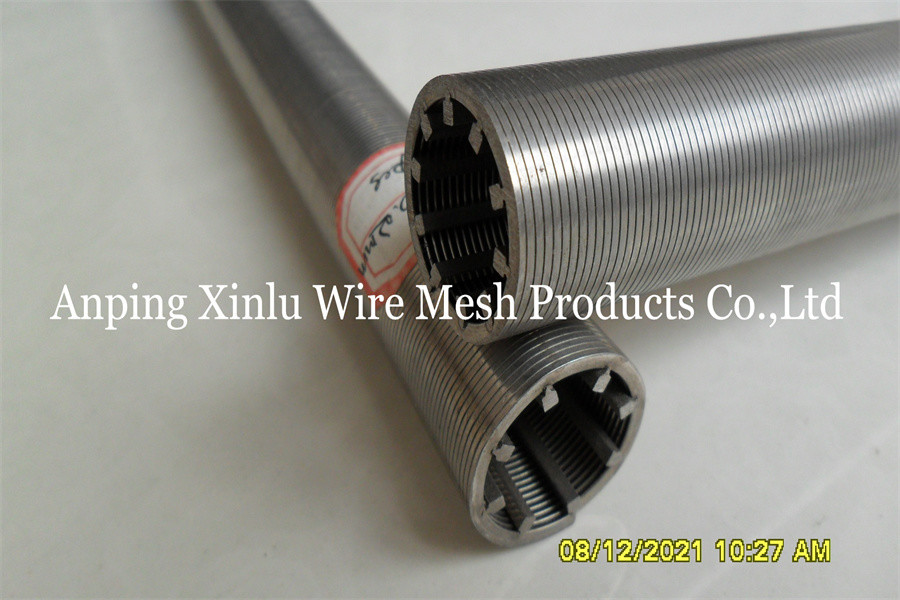 Diameter 36mm Wedge Wire Screen Pipe Perfect Round Well Screen Tube