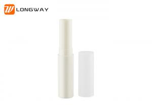 PP Beige Empty Lip Balm Tubes , Plastic Lipstick Tubes 4g Of Kerean Style