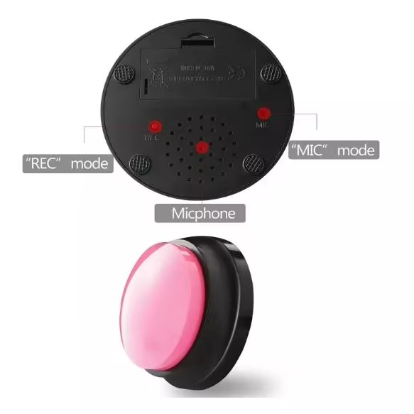 Electronic Dog Training Voice Buttons Recordable Sound Voice Music Melody Talking For Dog