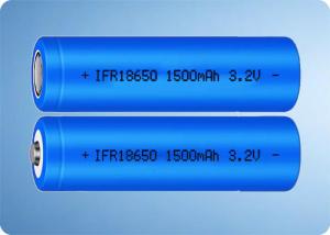 Quality LiFePo4 18650 Battery 3.2V 1500mAh High Discharge 2000 Cycles for sale