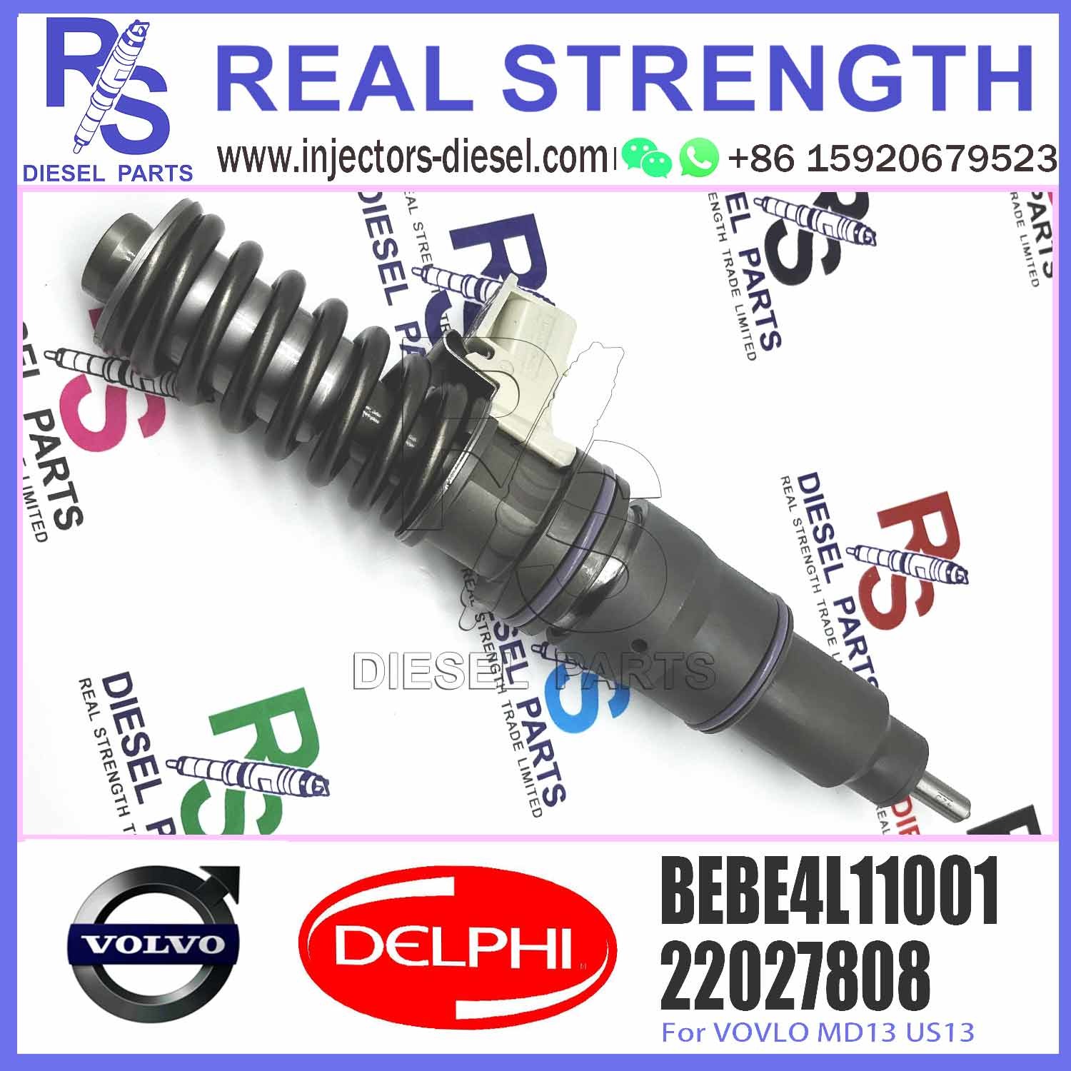 85013611 22027808 BEBE4L11001 Common Rail Injector For VOL MD13