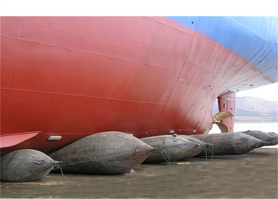 BV Certificate 2x11M Inflatable Marine Airbags For Ship Launching And Salvage