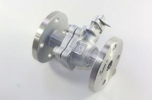 Quality Stainless Steel CF8M WCB 2 Piece 1/2 Flanged End Ball Valve for sale