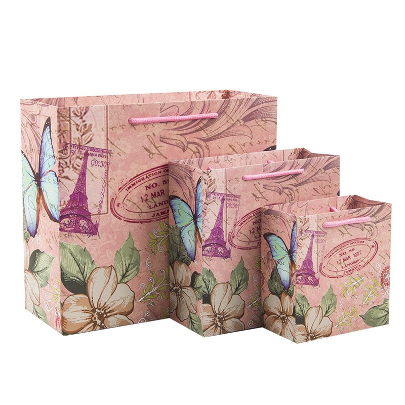 Reusable Paper Bag For Wedding Gift , Ultraportable Wedding Anniversary Gift Bag