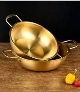 China Unbreakable noodle soup bowl Double Wall Stainless Steel Bowls Pasta Serving Bowl on sale