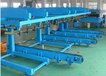 Standing Seam Steet Boltless Roof Panel Roll Forming Machine Hydraulic Cutting Type