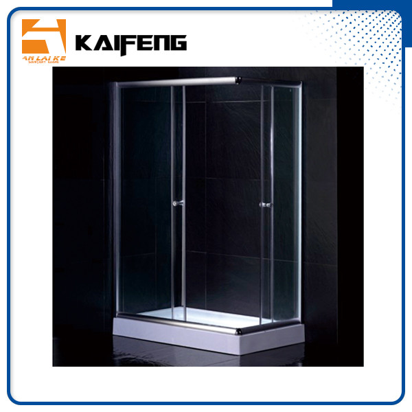 Free Standing 1200 X 800 Rectangular Shower Enclosure With Tray Center Drain