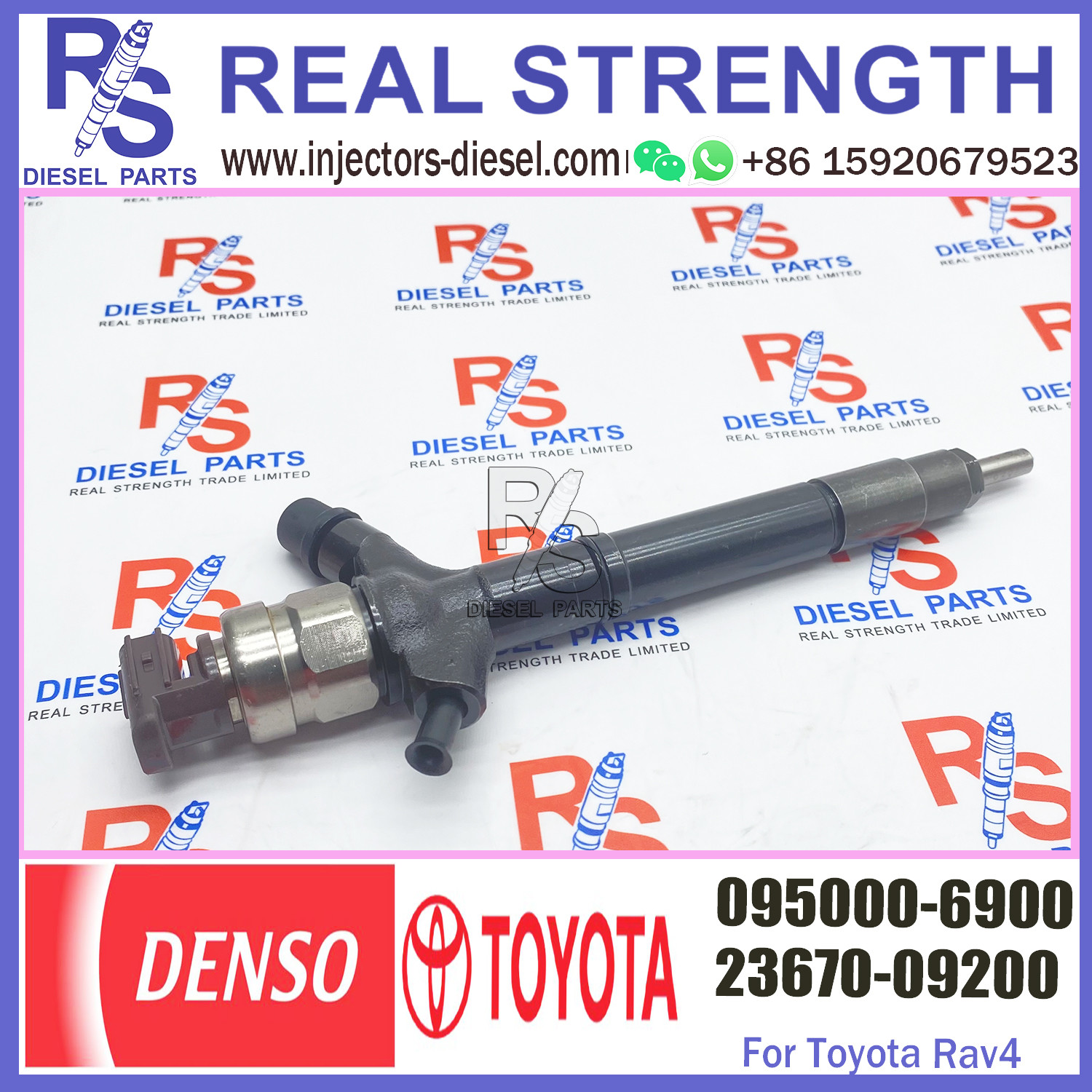 Common Rail Fuel Injector 095000-6900 095000-7240 095000-7250 095000-7600 For Toyo-ta Rav4