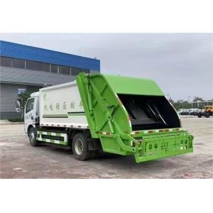 Energy Compressed Trucks Dongfeng 4x2 8CBM Automatic Electric Garbage Truck