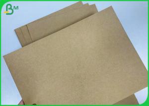 China Roll 60g Sack 300g Unbleached Kraft Paper Board Sheet Rigid Food Box Material on sale