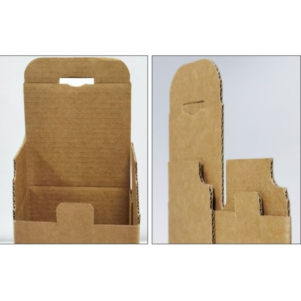 3 Layer Corrugated Paper Packaging Box Elongated Shape Customized Pattern