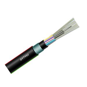 Quality GYTY53 Direct Burial Outdoor Aerial Fiber Optic Cable for sale