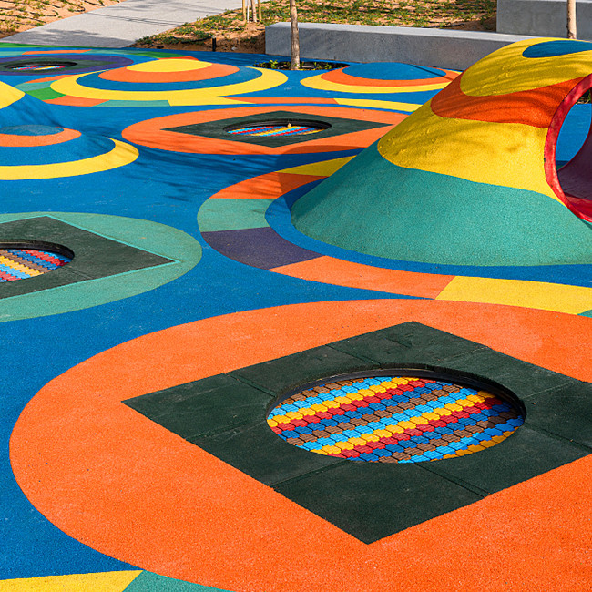 Acid Resistance EPDM system Rubber Flooring Football Field Anti Slip