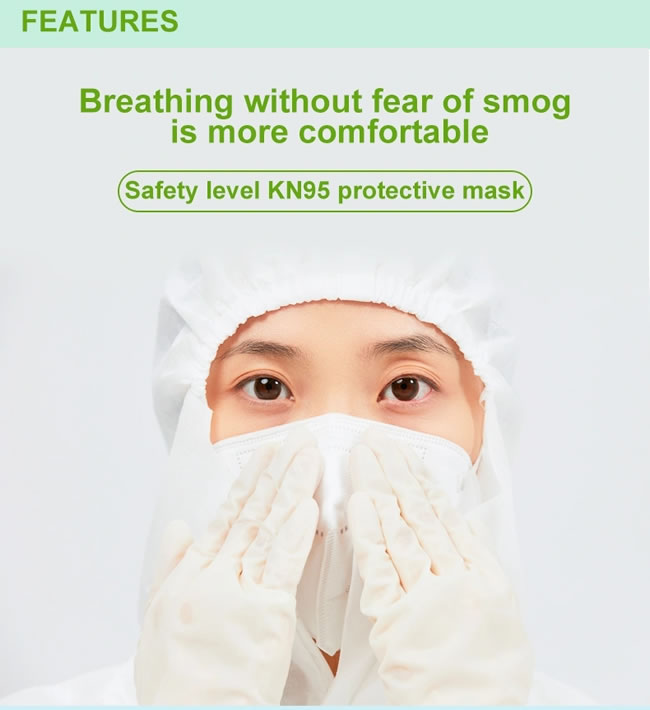Stock Ce Fda Ffp2 Face Mask Corona Virus Kn95 N95 Mask