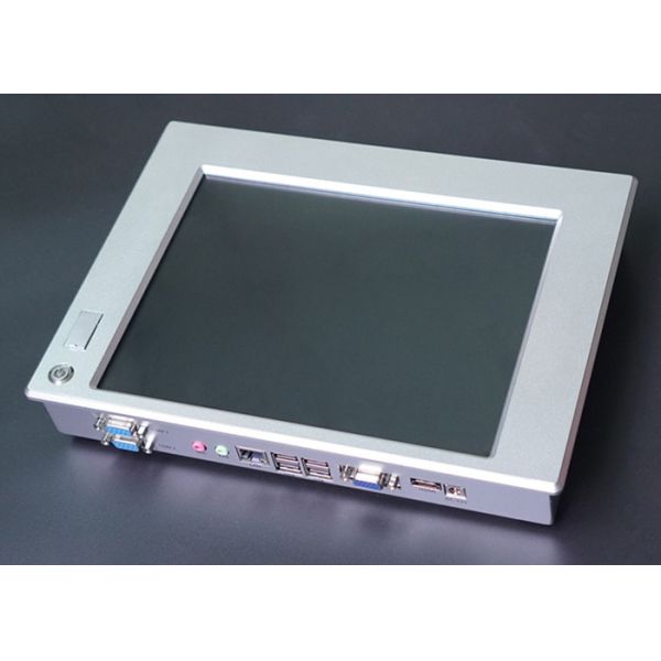 Buy Front USB Port Rugged Touch Panel PC Windows Embedded Touch Screen Silver Color at wholesale prices