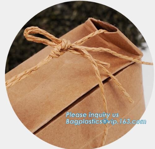 Eco friendly for bread packing paper bags with logo,Food packaging bag disposable kraft paper dried fruit bread bag with