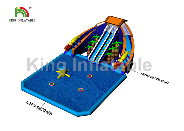 Customized Adults Giant Outdoor Inflatable Water Parks For Amusement Playground