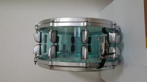 China Brand New 14x6.5 Acoustic Coke Bottle Green Acrylic Snare Drum on sale