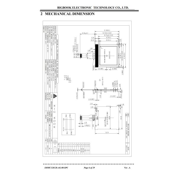 Custom Segment LCD Display 128x128 DOTS FSTN Positive Transflective