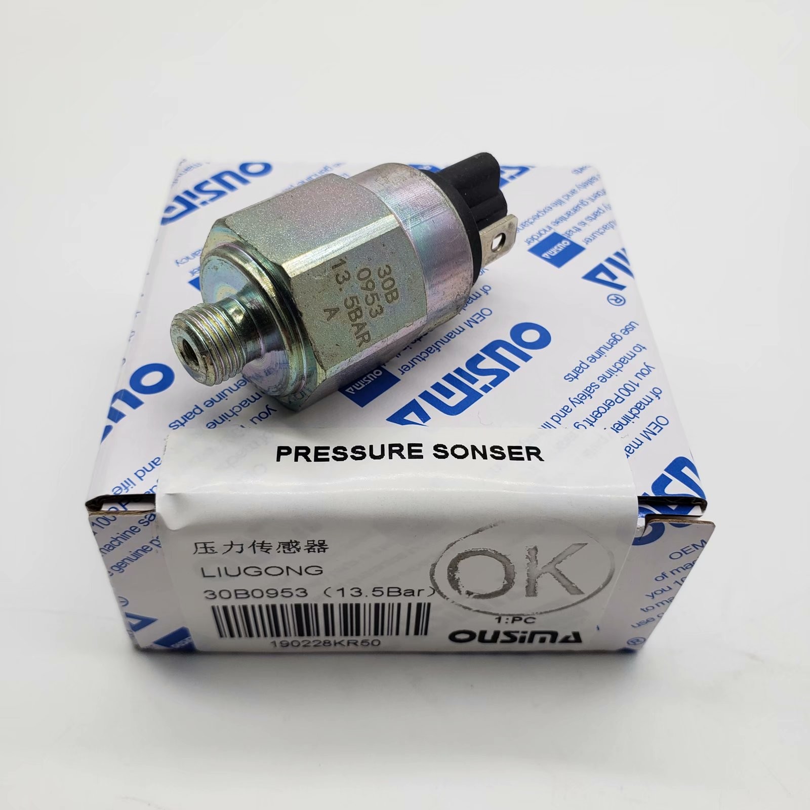 OUSIMA Eletric Excavator 30B0953 13.5 Bar Pressure Sensor