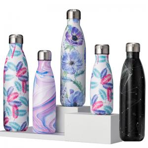 China Insulated Double Wall Stainless Steel 500ml coke bottle shaped water bottle on sale