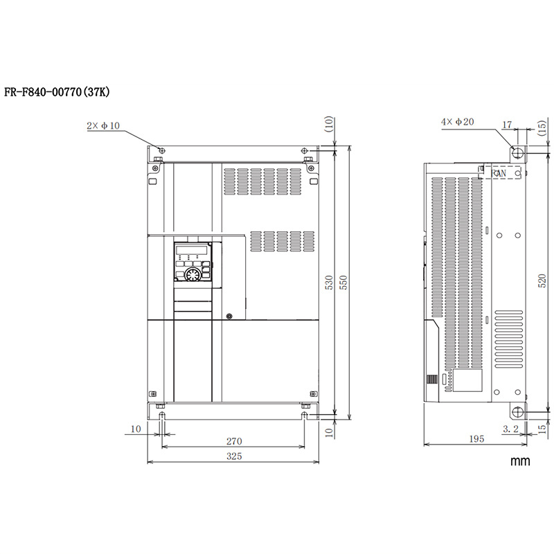 Mitsubishi 11K Frequency Inverters FR-A840-00310-2-60 FR-A840-00380-2-60