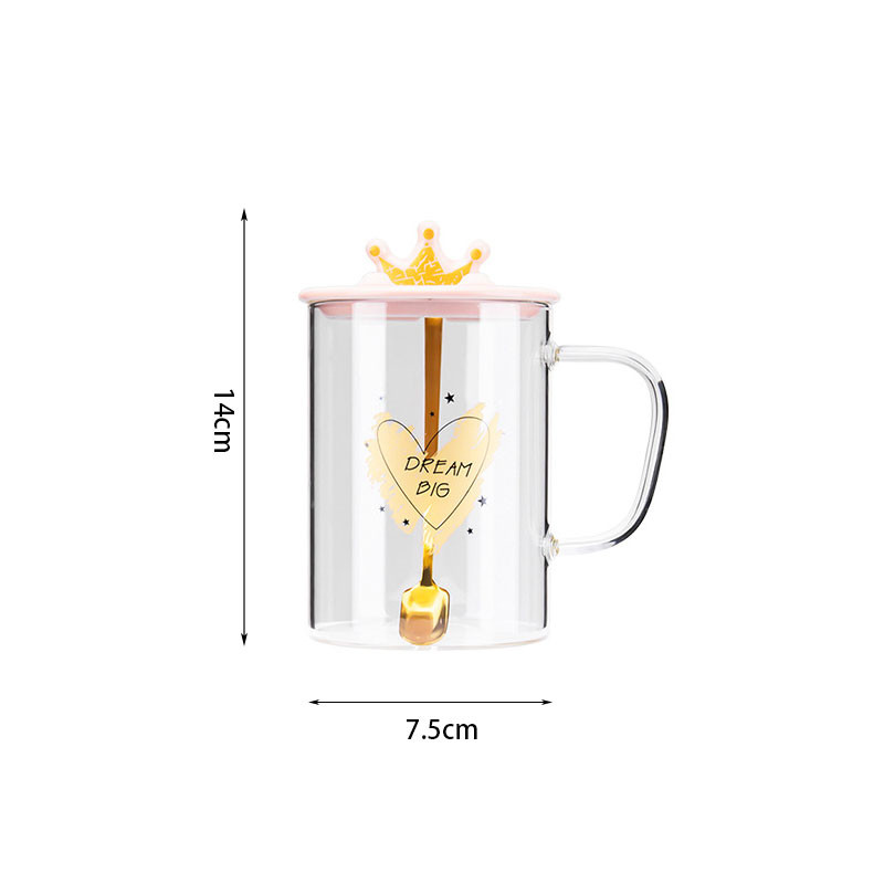Exclusive Eco Friendly Egg Shaped 15 OZ Drinking Glass With Lid