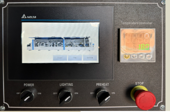 Full Automatic Edge Banding Machine with PLC Microcomputer Control 16m/min Feed Speed for 10-60mm Panel Thickness