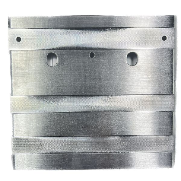 Aluminum profile end plate for lithium cells pack