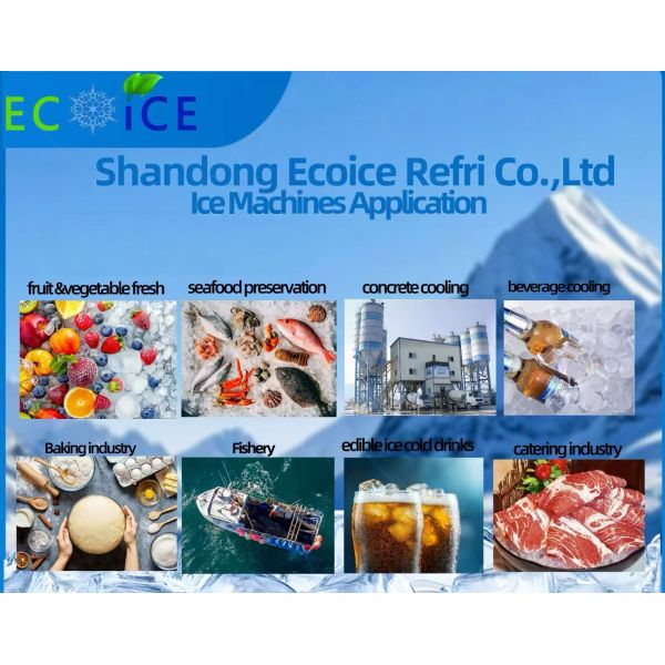 High Technology Ecoice 10 Tons Tube Ice Maker With CE Certificate Industrial Solid Column Ice Making Machine for Bar/Beverage