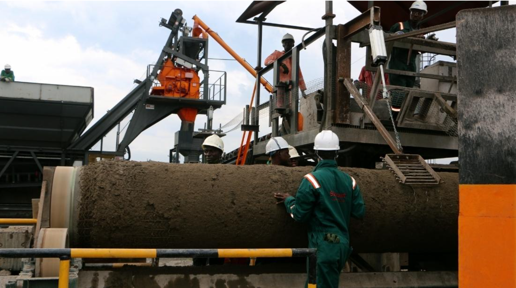 Durable Galvanized Wire Pipeline Reinforced Mesh RE-L Eight Lines