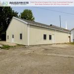 Hot DIP Galvanized Construction Industrial Light Metal Prefab Steel Frame