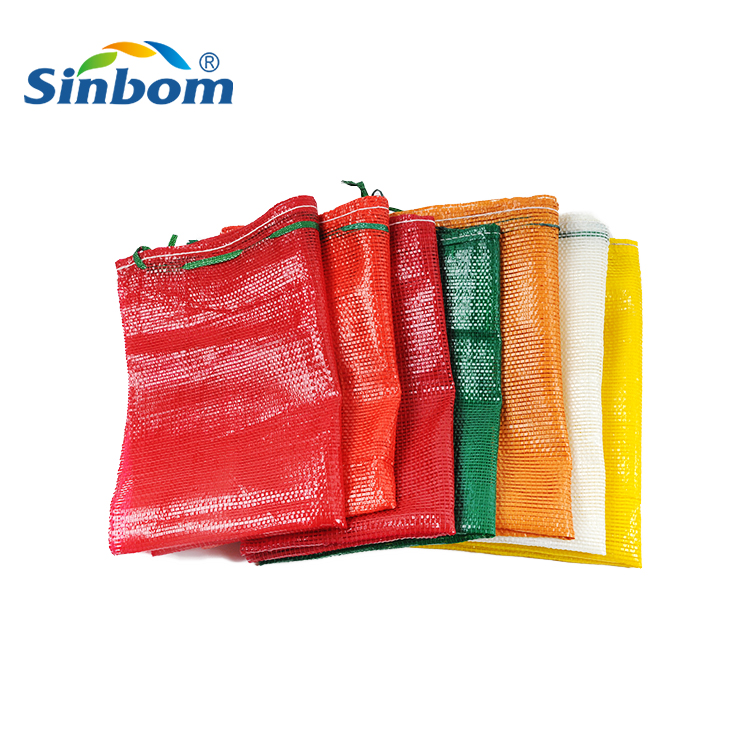 Vegetable And Fruit Packaging Poly Mesh Leno Bags Customized