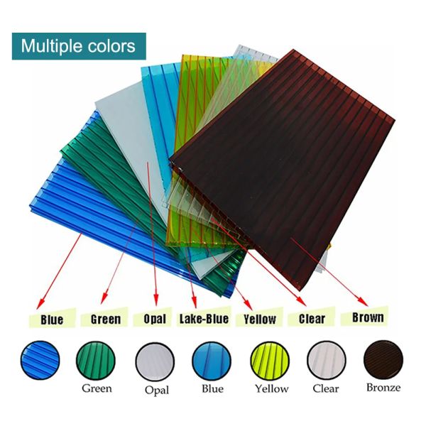 Polycarbonate sheet greenhouse covering material