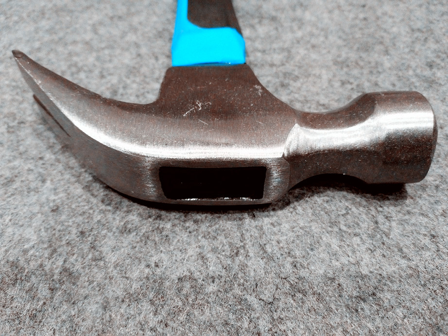 Claw hammer (XL0005-2) with polishing surface, color rubber handle and good price