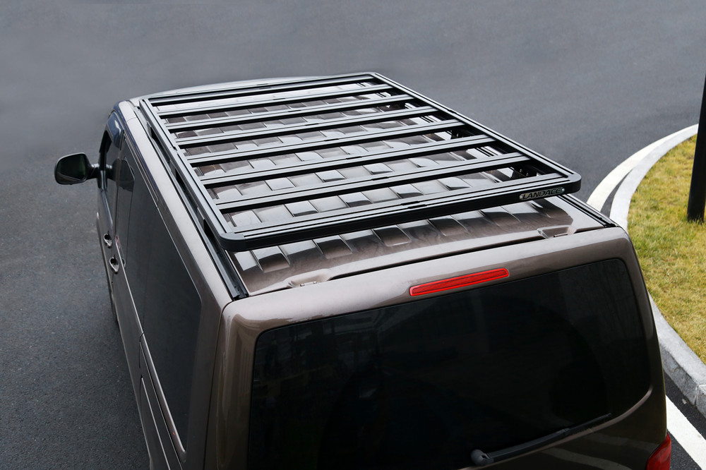 Aluminum Extrusion Low Height Platform Roof Rack for Volkswagen Transporter T6 Van