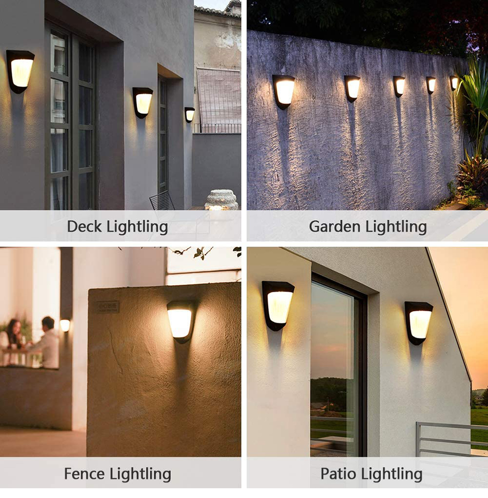 10LED 800LM 1200MAH Outdoor Solar Garden Lamp IP64 Waterproof