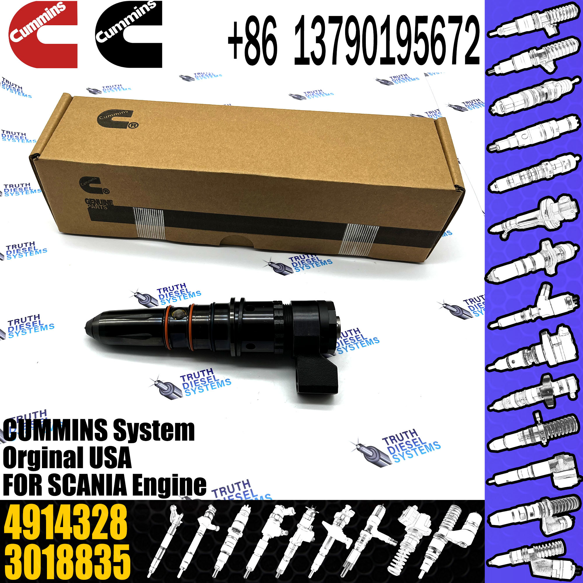 Diesel Injector Pump 3032306 3054228 3054233 3054251 3058849 4914328 3047973