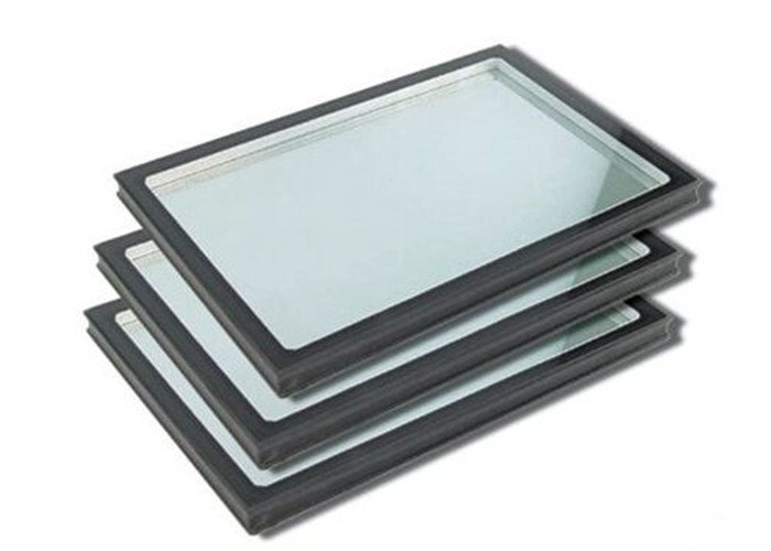 Heat Resistant Double Glazed Insulated Glass 6.38mm - 60mm Thickness With Grind Edge