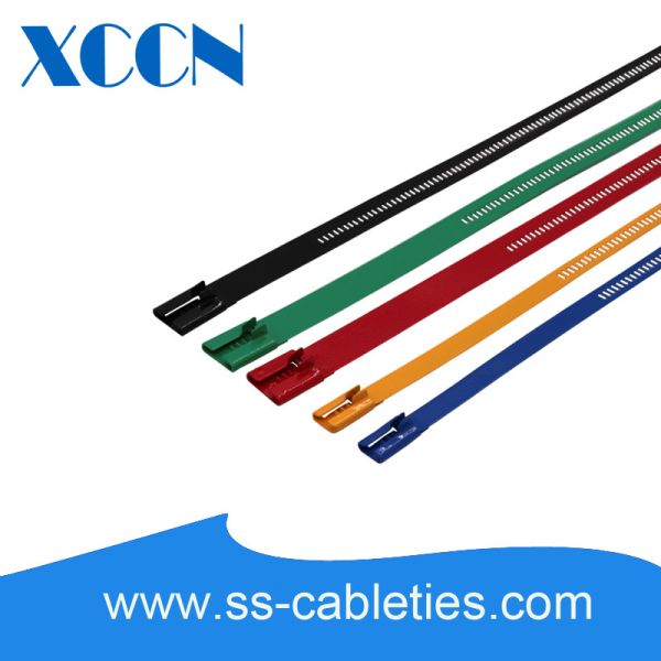 304 Ladder Type Stainless Steel Cable Ties Wraps Self Locking Anti Rust