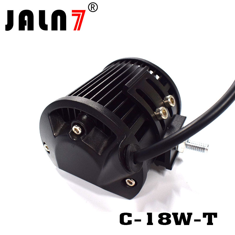 Led Work Light JALN7 18W Lens Car Driving Lights Fog Light Off Road Lamp Car Boat Truck SUV JEEP ATV Led Light