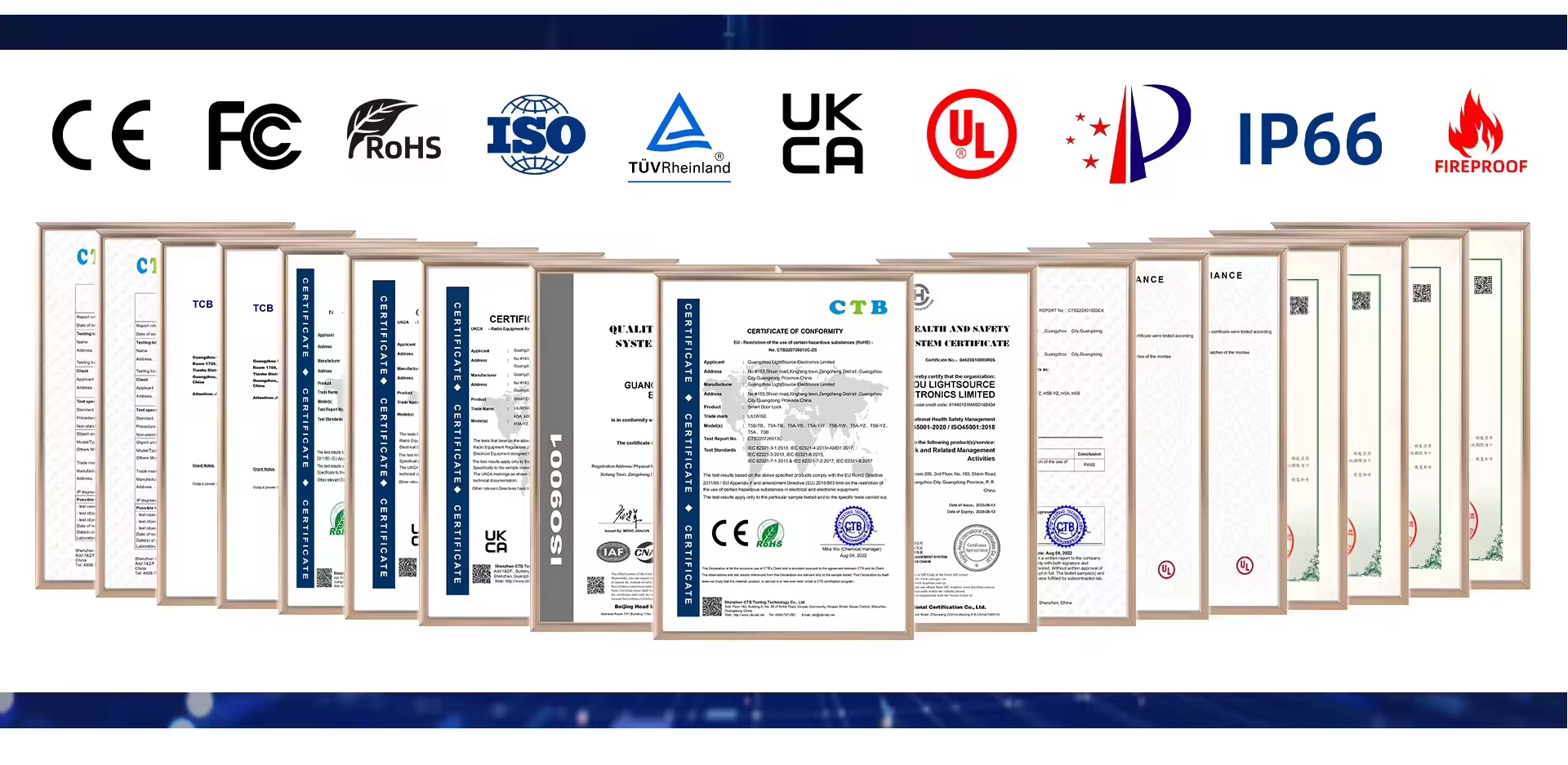 Tuya Zigbee Smart Door Lock with Fingerprint Card WiFi BLE